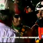Resgate do 1º Minerador no Chile Resgate do 1º Minerador no Chile