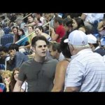 Briga na Torcida Durante o U.S. Open Briga na Torcida Durante o U.S. Open