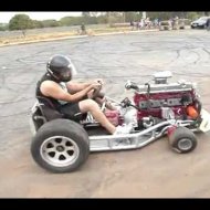 Kart com motor de opala 6 cilindros