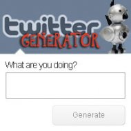Conheça o Twitter Generator