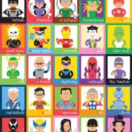 O Alfabeto dos Heróis e Vilões em Quadrinhos