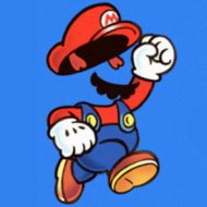 Super Mario Sem Sua Roupa de Encanador
