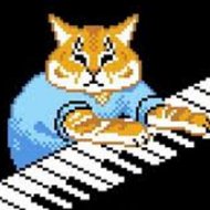 Keyboard Cat em Pixel Art no Jogo do Mário?