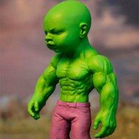 Temper Tot: o Toy Art do Bebê Hulk