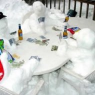Esculturas Inusitadas Feitas com Neve