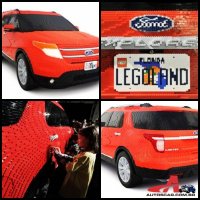 Ford Explorer Feito de Lego