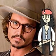 Todos os Personagens de Johnny Depp em Cartoons