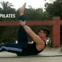 Pilates: ExercÃ­cio da Tesoura