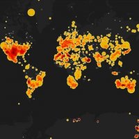Mapa Aponta Locais Onde JÃ¡ CaÃ­ram Meteoritos em Todo o Mundo