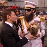Criador de 'Borat' Tira Sarro Durante a CerimÃ´nia do Oscar