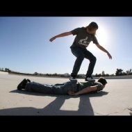 Skate Humano em Stop Motion