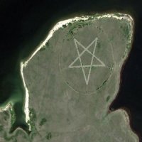 Pentagrama Gigante Encontrado por SatÃ©lite