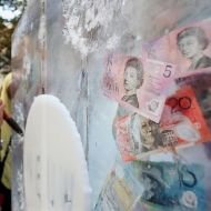 Dinheiro Congelado nas Ruas da Austrália