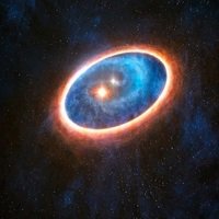 Astrofoto: Sistema de Estrelas Duplas GG Tauri-A